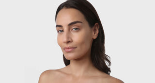 woman with glowy skin