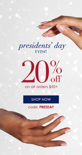 Presidents' Day Event 20% OFF code: PRESDAY